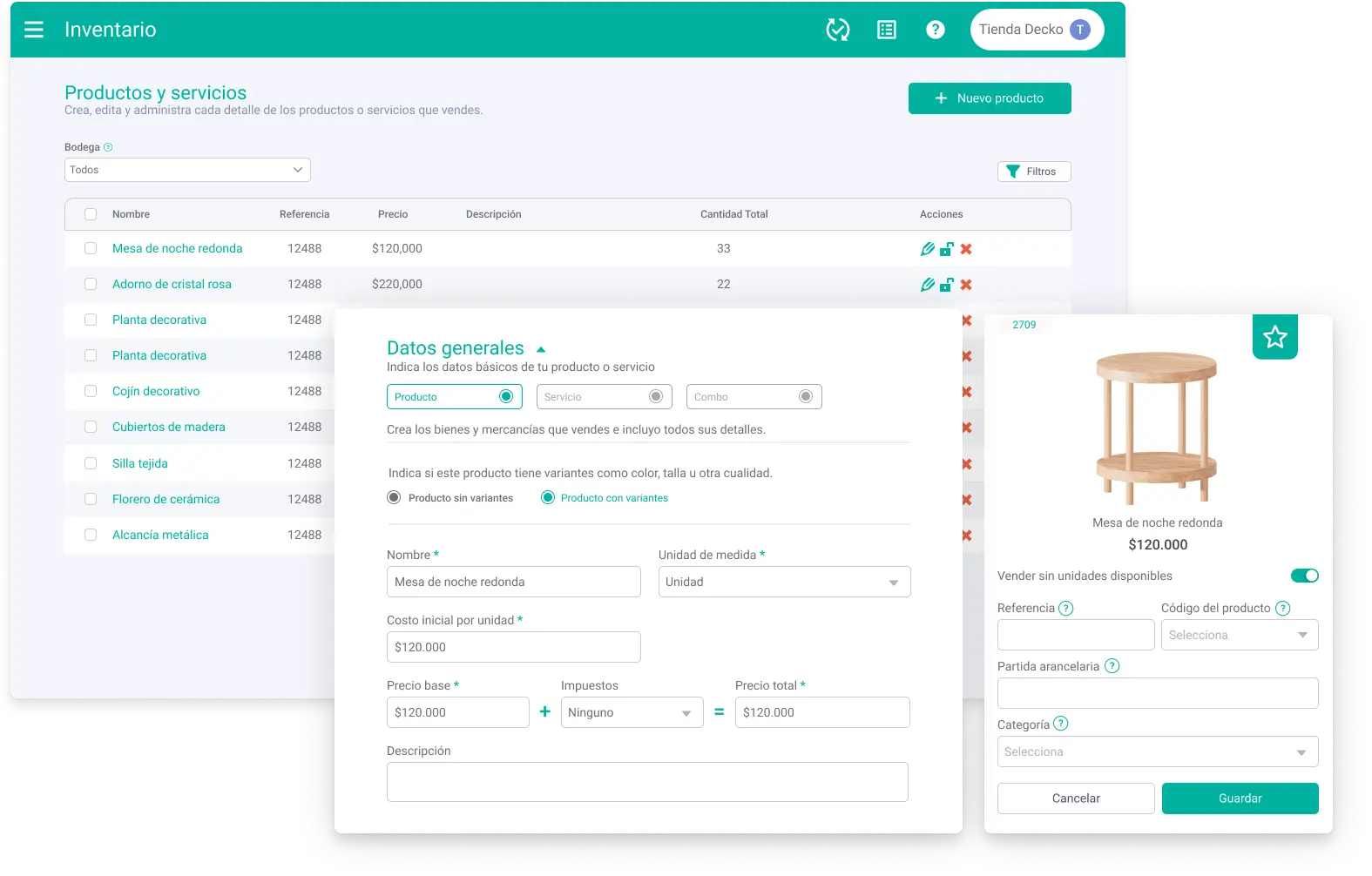 screenshot of Alegra POS